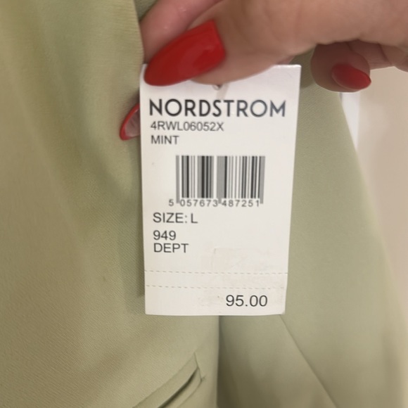 NWT 4th + Reckless Lindsay Oversize Blazer - Mint - Picture 7 of 8